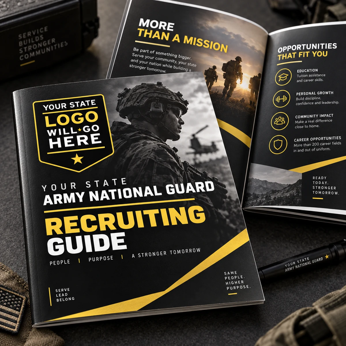 Guard Recruiting Guide — People. Purpose. A Stronger Tomorrow.