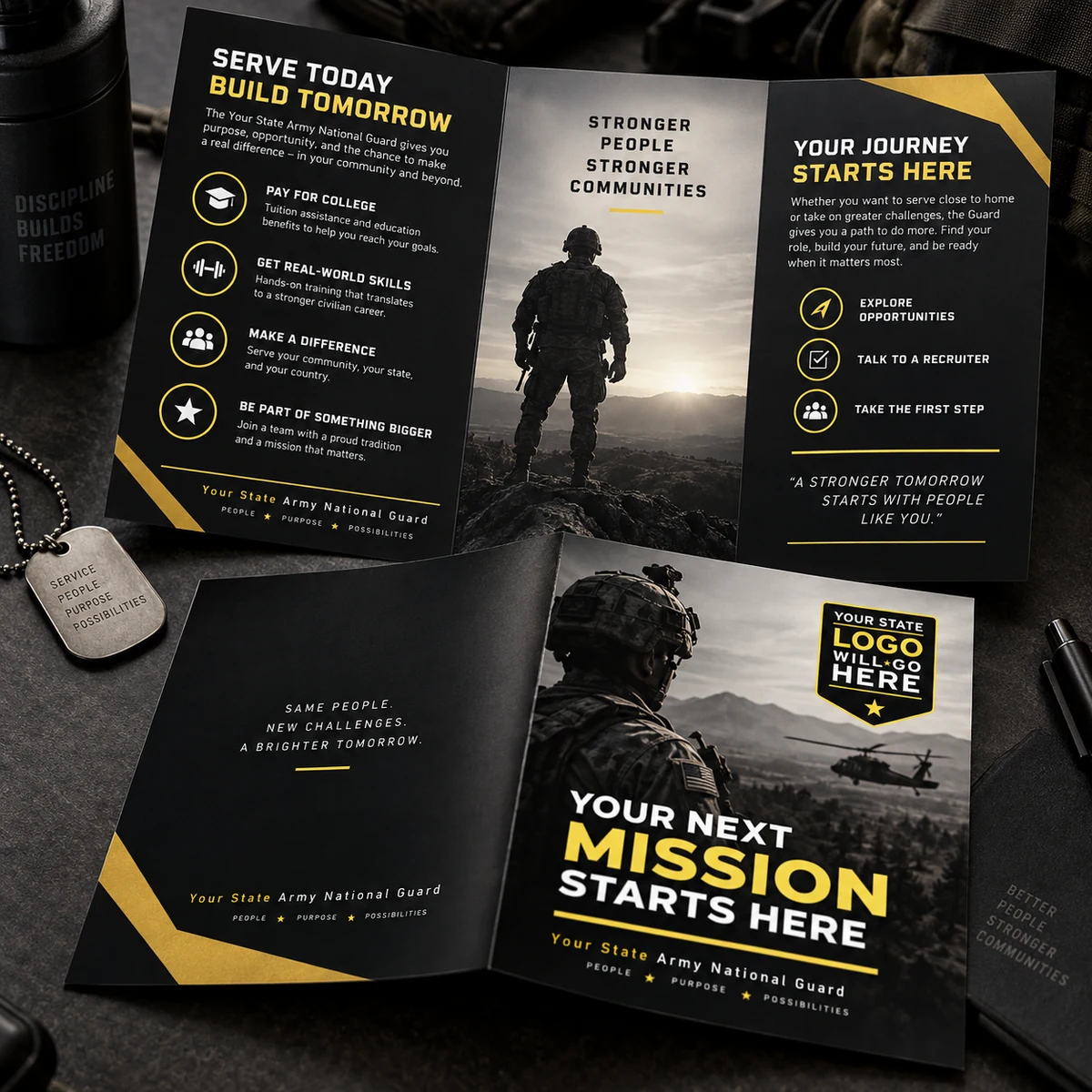 Recruiting Presentation Folder — Your Next Mission