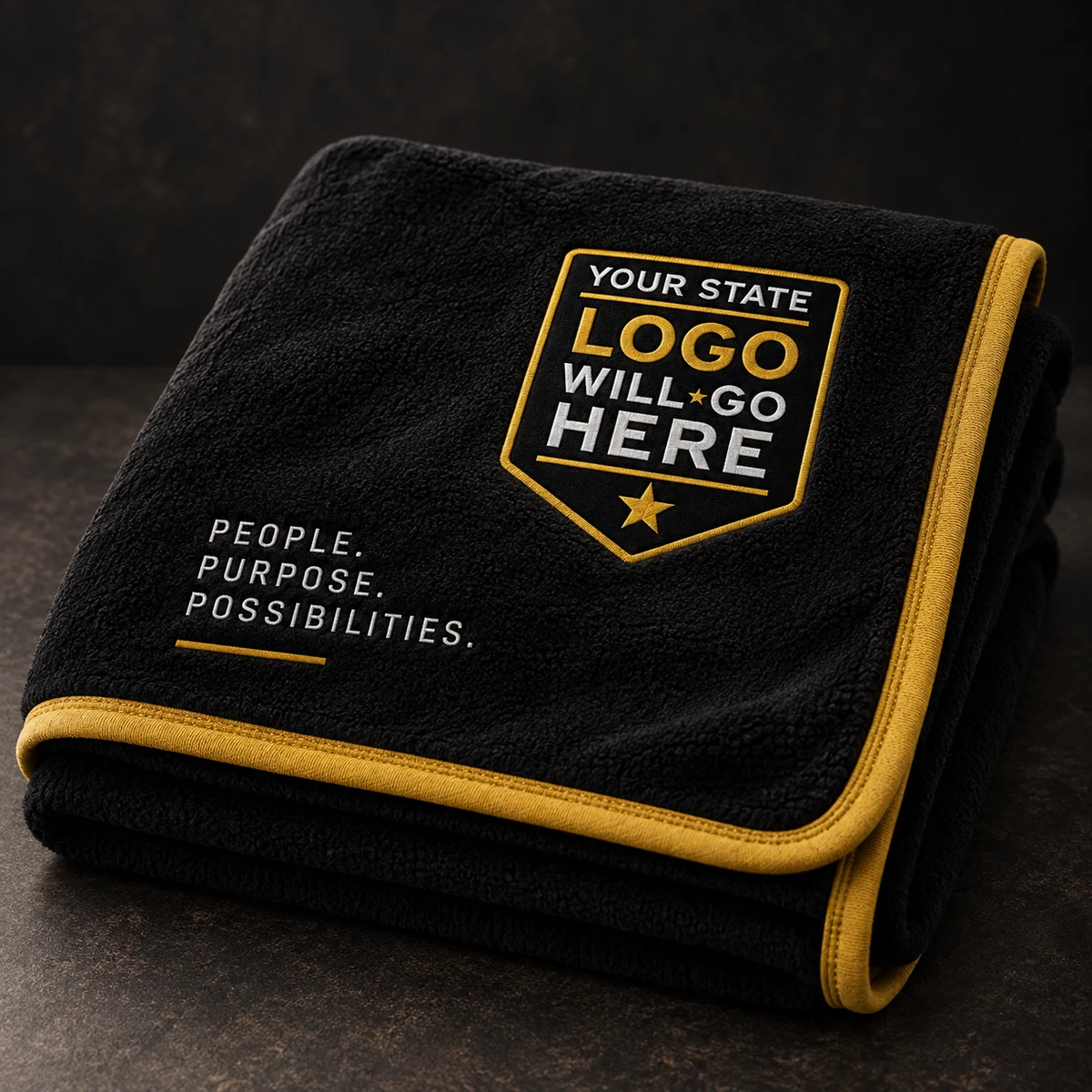 Guard Training Towel — People. Purpose. Possibilities.