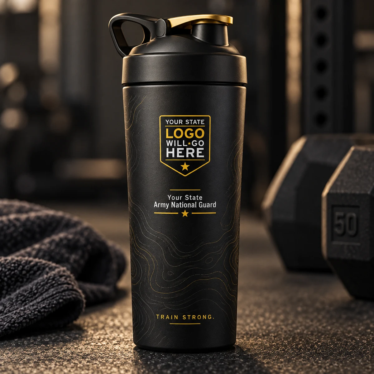 Training Shaker Bottle — Train Strong